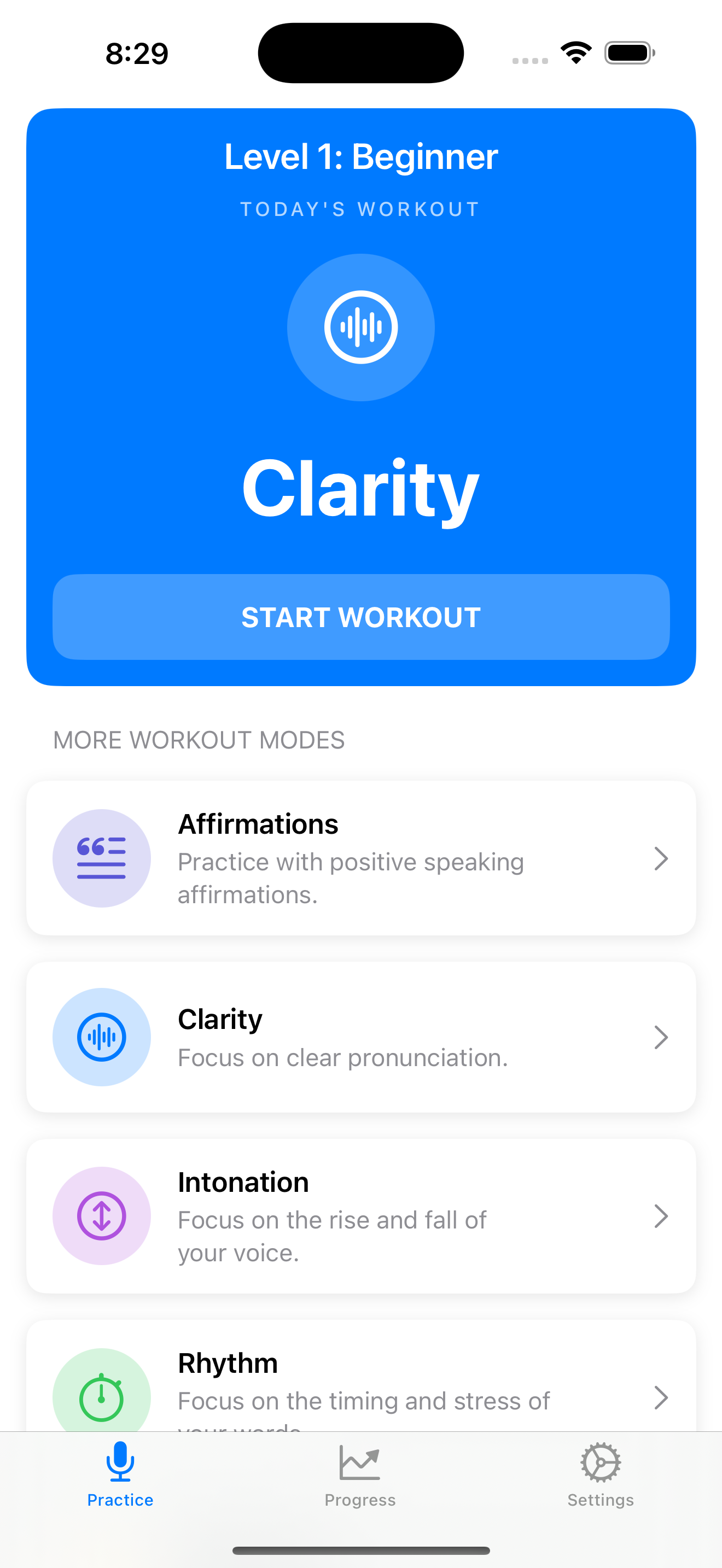 SpeakClearly Screenshot 1